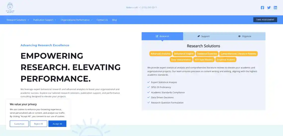scholar worth homepage